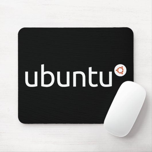 Ubuntu-Dunkelheit Mousepad (Mit Mouse)