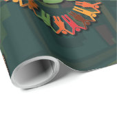 Ubuntu - Ich bin, weil wir sind. Geschenkpapier (Rolleneckpunkt)