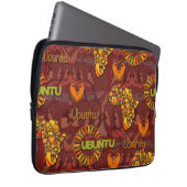 Ubuntu - Ich bin, weil wir sind. Laptopschutzhülle (Vorne Rechts)