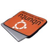 Ubuntu-Laptop-Hülse Laptopschutzhülle (Vorne Knopf)
