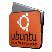 Ubuntu-Laptop-Hülse Laptopschutzhülle (Vorderseite Links)