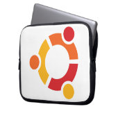 Ubuntu-Laptop-Tasche Laptopschutzhülle (Vorderseite Links)
