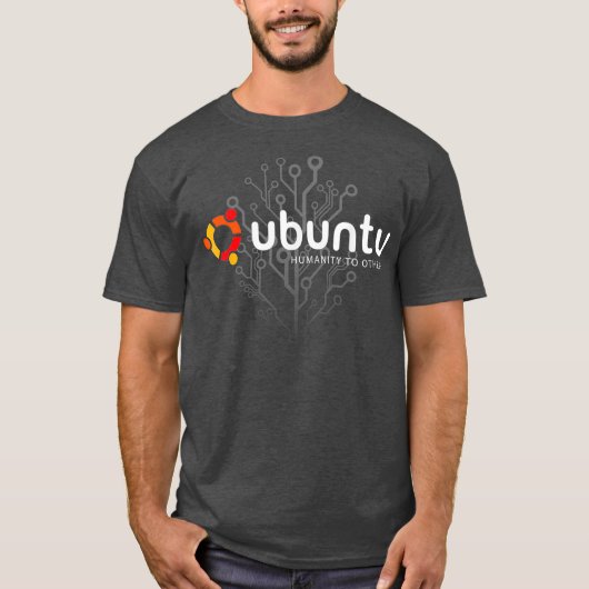 Ubuntu Linu Humanity T-Shirt (Vorderseite)