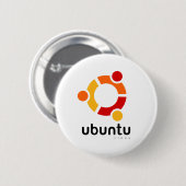 Ubuntu Linux Open Source Button (Vorne & Hinten)