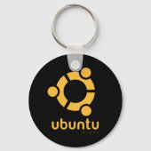 Ubuntu Linux Open Source Schlüsselanhänger (Vorderseite)