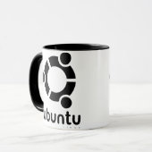 Ubuntu Linux Quelle Tasse (Vorderseite Links)