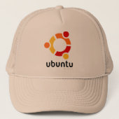 Ubuntu Linux Quelle Truckerkappe (Vorderseite)