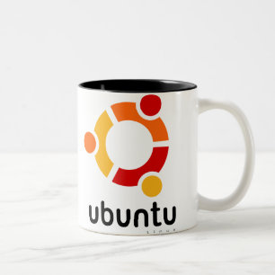Ubuntu Linux Quelle Zweifarbige Tasse