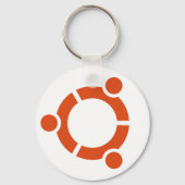 Ubuntu Logo-Schlüsselanhänger Schlüsselanhänger (Vorderseite)
