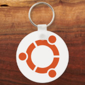 Ubuntu Logo-Schlüsselanhänger Schlüsselanhänger (Vorderseite)