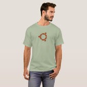 Ubuntu Men's T - Shirt großes weiße Logo (Vorne ganz)