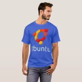 Ubuntu Os  Linu Tu Penguin Tee (Vorne ganz)