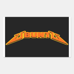Ubuntu Rock Parody Logoaufkleber Rechteckiger Aufkleber