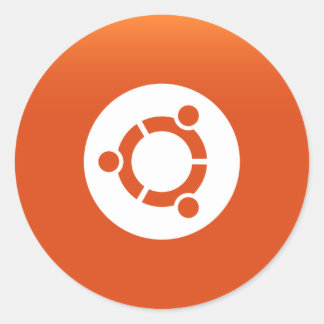Ubuntu Runder Aufkleber