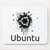 Ubuntu-Tintenkleks Mousepad (Vorne)