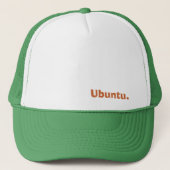 Ubuntu. Truckerkappe (Vorderseite)