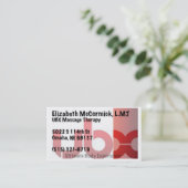 UBX Massage-Therapie Visitenkarte (Stehend Vorderseite)