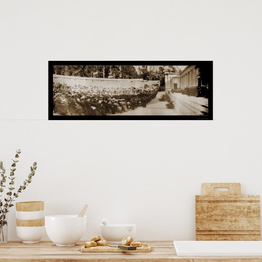 UC Berkeley Gradution Foto 1906 Poster (Küche)