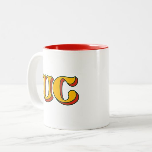 UC Icon-Tasse Zweifarbige Tasse (Vorderseite Links)