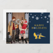 UC Irvine | UCI Anteaters Feiertagskarte (Vorne/Hinten)