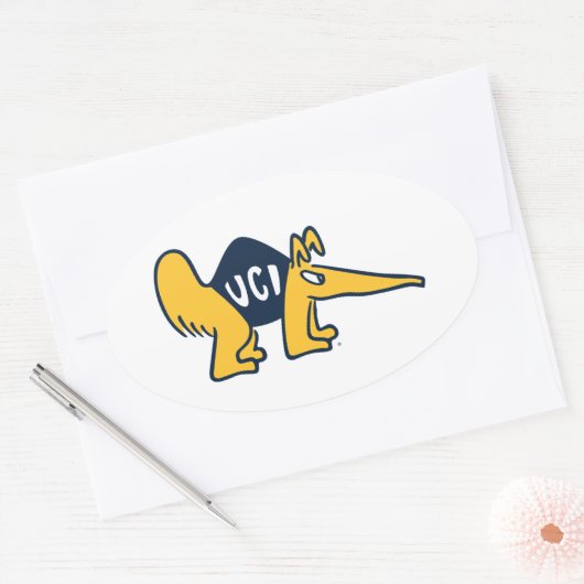 UC Irvine | UCI Anteaters Ovaler Aufkleber (Umschlag)