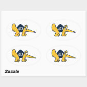 UC Irvine | UCI Anteaters Ovaler Aufkleber (Blatt)