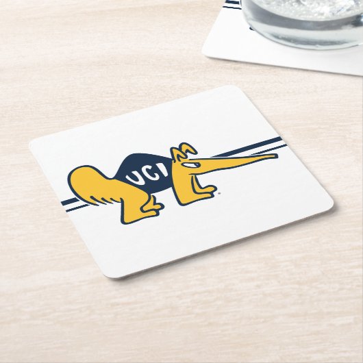 UC Irvine | UCI Anteaters Rechteckiger Pappuntersetzer (angewinkelt)