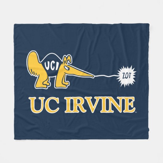 UC Irvine | UCI Anteaters Zot! Fleecedecke (Vorderseite (Horizontal))