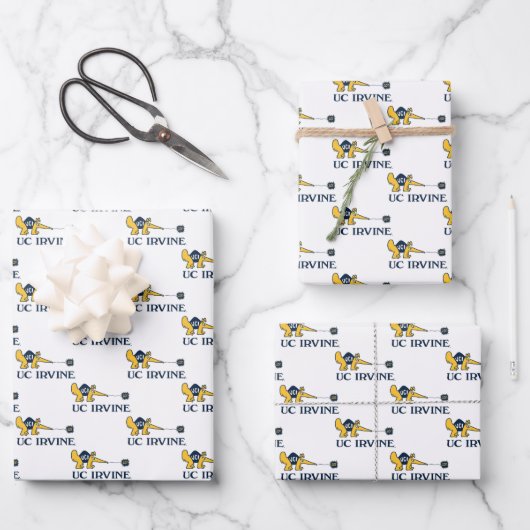 UC Irvine | UCI Anteaters Zot! Geschenkpapier Set (Vorderseite)