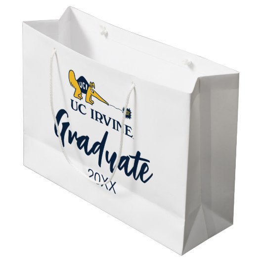 UC Irvine | UCI Anteaters Zot! Große Geschenktüte (Vorderseite Schrägansicht)
