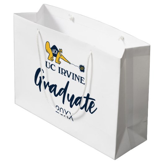 UC Irvine | UCI Anteaters Zot! Große Geschenktüte (Rückseite Schrägansicht)