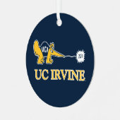 UC Irvine | UCI Anteaters Zot! Ornament Aus Metall (Vorderseite links)
