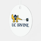 UC Irvine | UCI Anteaters Zot! Ornament Aus Metall (Vorderseite links)
