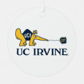 UC Irvine | UCI Anteaters Zot! Ornament Aus Metall (Vorderseite)