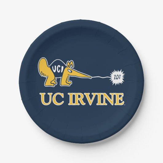 UC Irvine | UCI Anteaters Zot! Pappteller (Vorderseite)