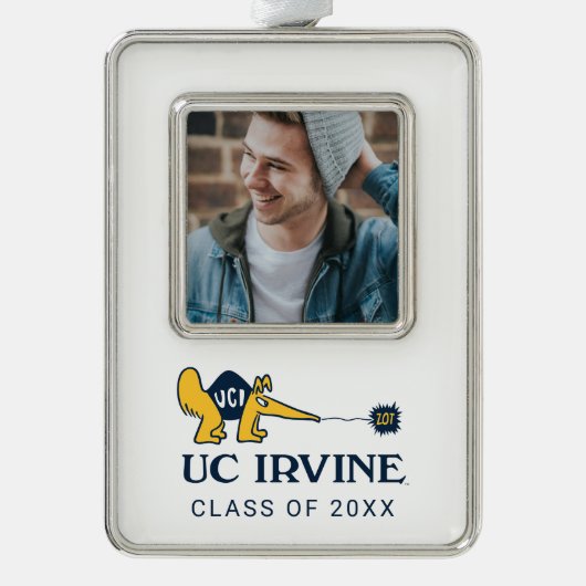 UC Irvine | UCI Anteaters Zot! Rahmen-Ornament Silber (Vorderseite)