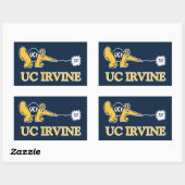UC Irvine | UCI Anteaters Zot! Rechteckiger Aufkleber (Blatt)