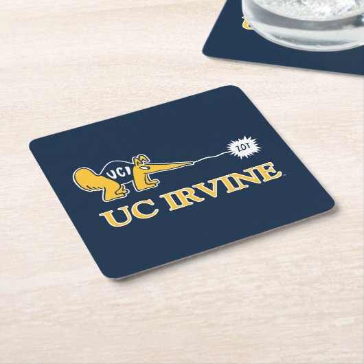 UC Irvine | UCI Anteaters Zot! Rechteckiger Pappuntersetzer (angewinkelt)