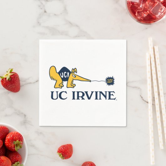 UC Irvine | UCI Anteaters Zot! Serviette (Beispiel)