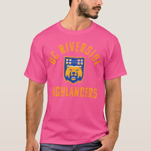 Uc Riverside Highlanders Große lustige T-Shirt (Vorderseite)