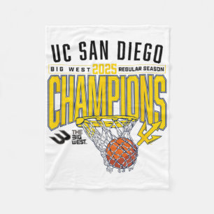Uc San Diego Tretons 2025 Reguläre Saison Basketba Fleecedecke