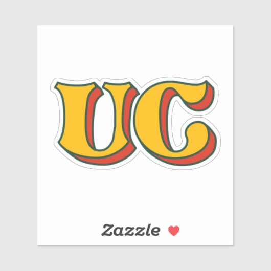 UC-Symbolaufkleber Aufkleber (Blatt)