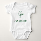 uccellino baby strampler (Vorderseite)