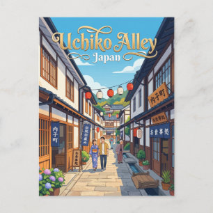 Uchiko-Gasse Japan Postkarte