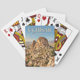 Uçhisar Burg Türkei Spielkarten