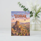 Uçhisar Türkei Postkarte (Stehend Vorderseite)