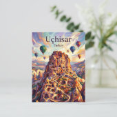 Uçhisar Türkei Postkarte (Stehend Vorderseite)
