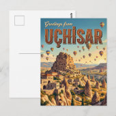Uçhisar Türkei Postkarte (Vorne/Hinten)