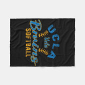 Ucla Bruins Softll Vintage Officially Licensed  Fleecedecke (Vorderseite (Horizontal))