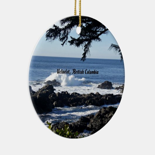 Ucluelet, British Columbia Keramik Ornament (Rechts)